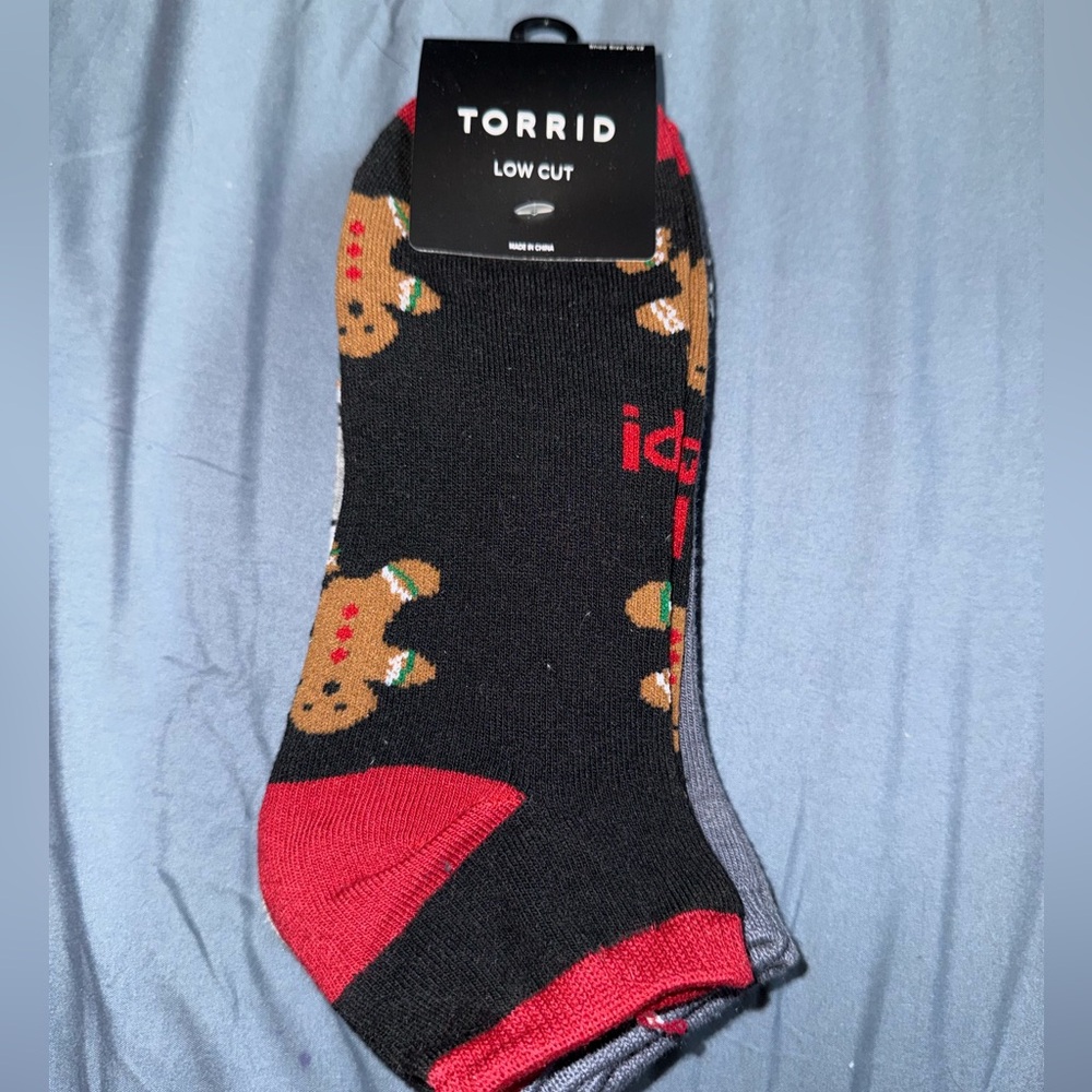 Torrid Christmas Low Cut Socks